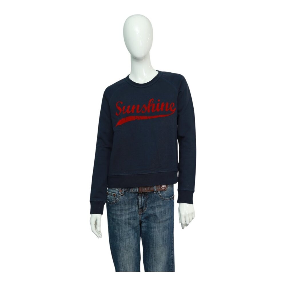Zadig & Voltaire Blue Red Sunshine Sweatshirt Casual Top